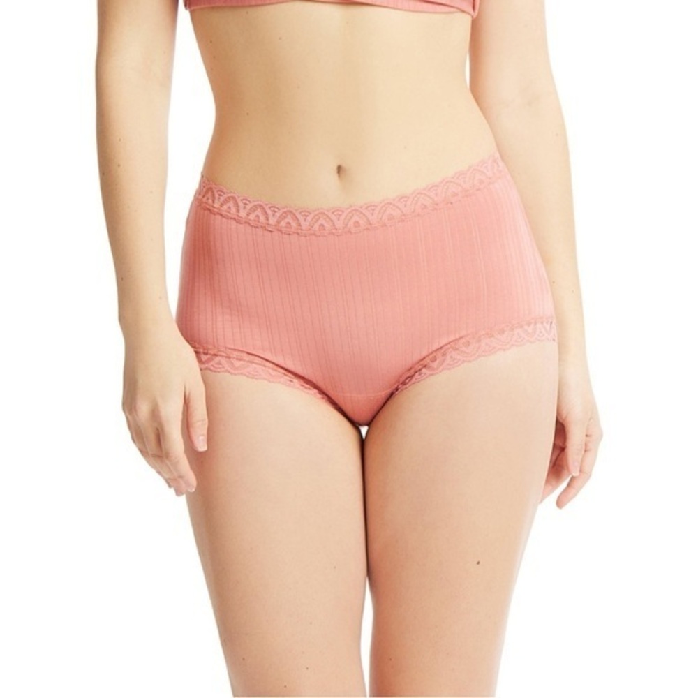 Hanky Panky MellowLuxe™ High Rise Boyshort – Antique Rose Pink – Size XS